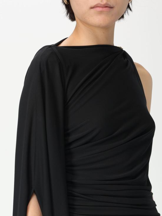 25SS 보테가베네타 롱 원피스 819930V4N20 1000 Black - BOTTEGA VENETA