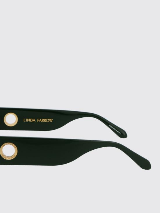 26SS 린다페로우 선글라스 LFL1117C7SUNC7 FORESTGREEN LIGHTGOLD GREYGRAD Green - LINDA FARROW