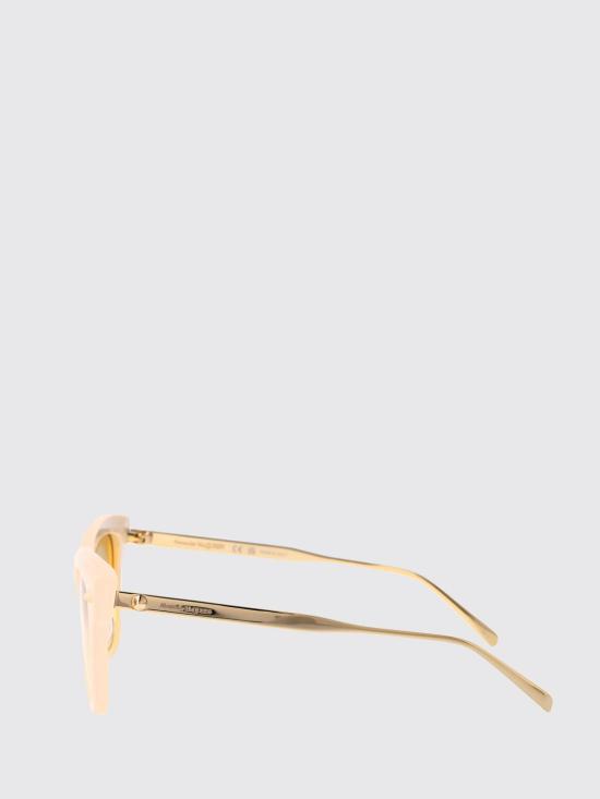 25FW 알렉산더 맥퀸 선글라스 AM0483S 004 Ivory - ALEXANDER MCQUEEN