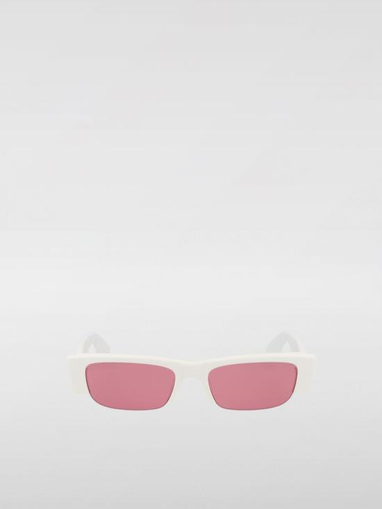 25FW 알렉산더 맥퀸 선글라스 AM0404S 005 White - ALEXANDER MCQUEEN