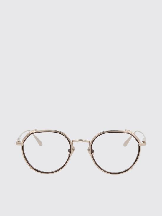 26SS 린다페로우 안경 LFL1387C2OPTC2 LIGHTGOLD METALLICBROWN OPTICAL Gold - LINDA FARROW