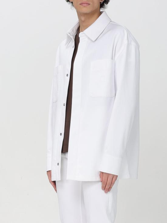 25FW 펜디 긴팔 셔츠 FW1321AUAH F0QA0 White - FENDI