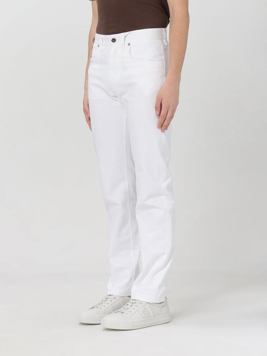 25SS 펜디 스트레이트 팬츠 FLP288AUAH F0QA0 White - FENDI