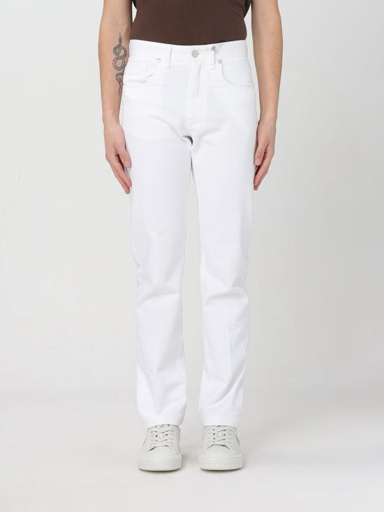 25SS 펜디 스트레이트 팬츠 FLP288AUAH F0QA0 White