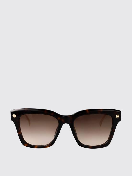 25FW 알렉산더 맥퀸 선글라스 AM0483S 002 Brown - ALEXANDER MCQUEEN