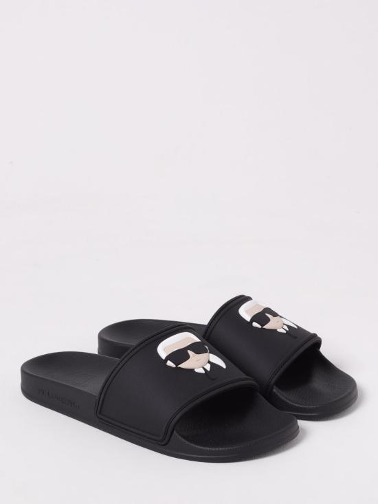 25FW 칼라거펠트 뮬/슬리퍼 KL70005A V00 Black - KARL LAGERFELD