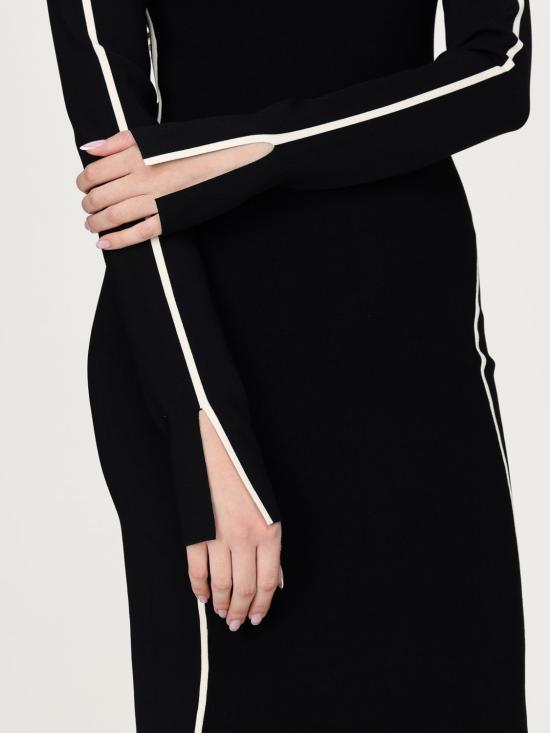 25FW 스포트막스 미디 원피스 2512321071600 005 Black - SPORTMAX