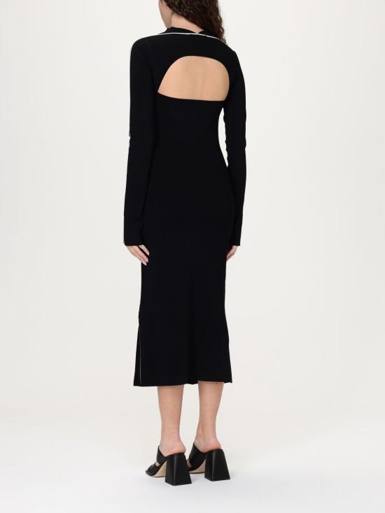 25FW 스포트막스 미디 원피스 2512321071600 005 Black - SPORTMAX