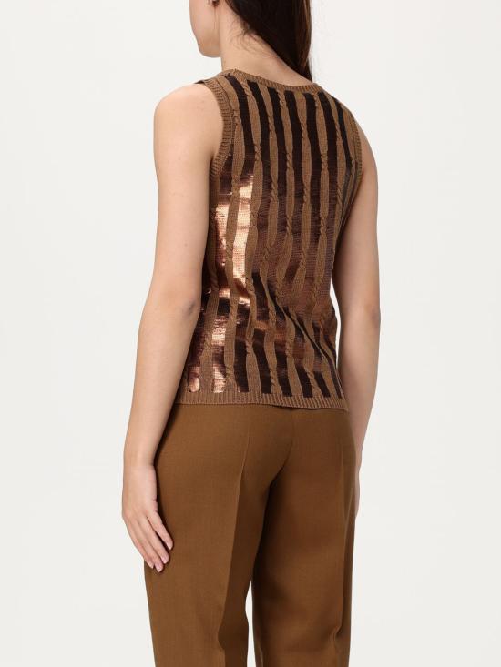 25SS 막스마라 민소매 티셔츠 2511361022600 015 Tobacco - MAX MARA