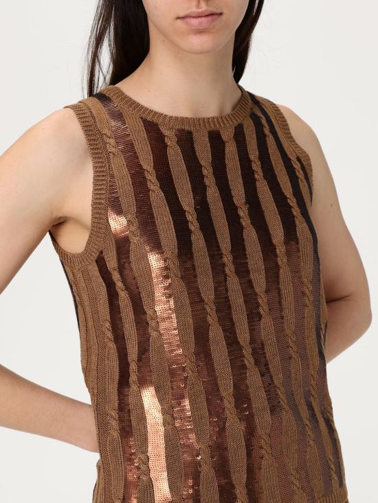 25SS 막스마라 민소매 티셔츠 2511361022600 015 Tobacco - MAX MARA