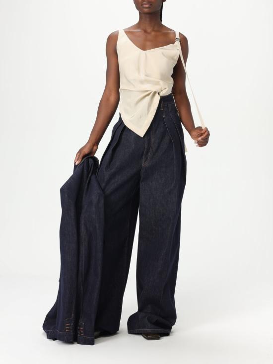 25FW 스포트막스 민소매 티셔츠 2512161032600 001 Ivory - SPORTMAX