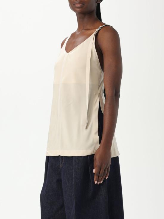 25FW 스포트막스 민소매 티셔츠 2512161032600 001 Ivory - SPORTMAX