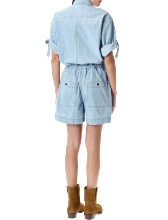 25SS 이자벨마랑에뚜왈 숏 원피스 CB0085FAC1I01E Blue - ISABEL MARANT ETOILE