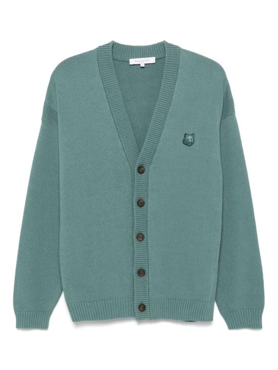 25SS 메종키츠네 가디건 OM00502KT10990080 SOFT TEAL DOM