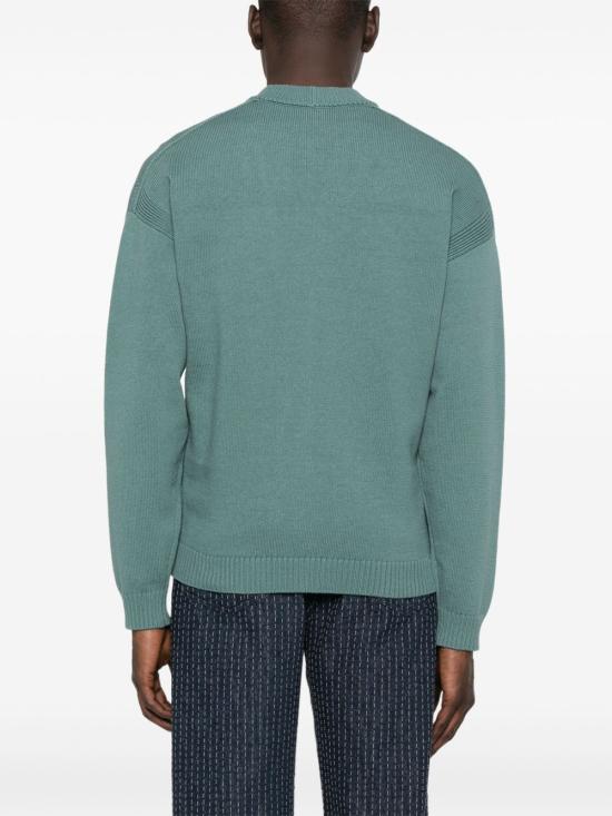 25SS 메종키츠네 가디건 OM00502KT10990080 SOFT TEAL DOM - MAISON KITSUNE