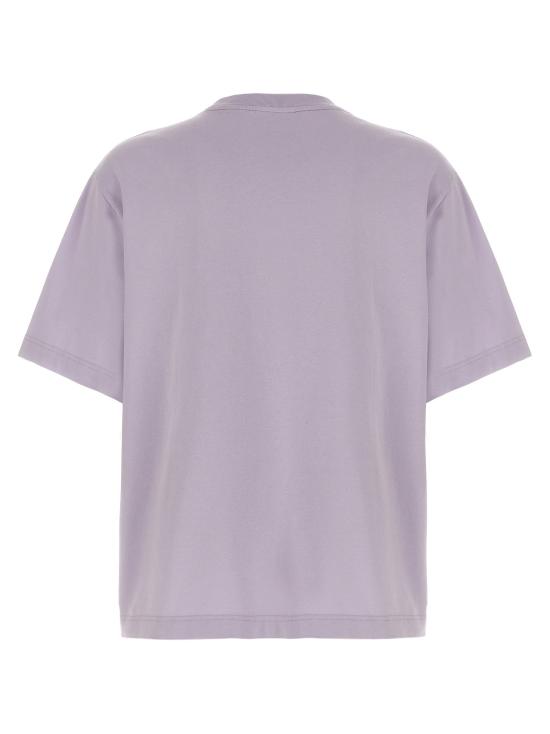 25SS 메종키츠네 볼드 폭스 헤드 패치 오버사이즈 티셔츠 LM00107KJ01190173 SOFT MAUVE DOM - MAISON KITSUNE