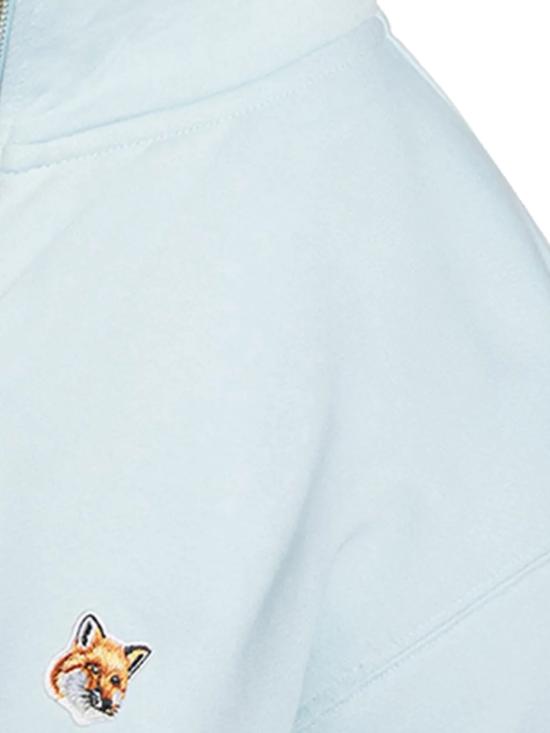 25SS 메종키츠네 후드 티셔츠 OM02134KM00010072 CIRRUS BLUE DOM - MAISON KITSUNE