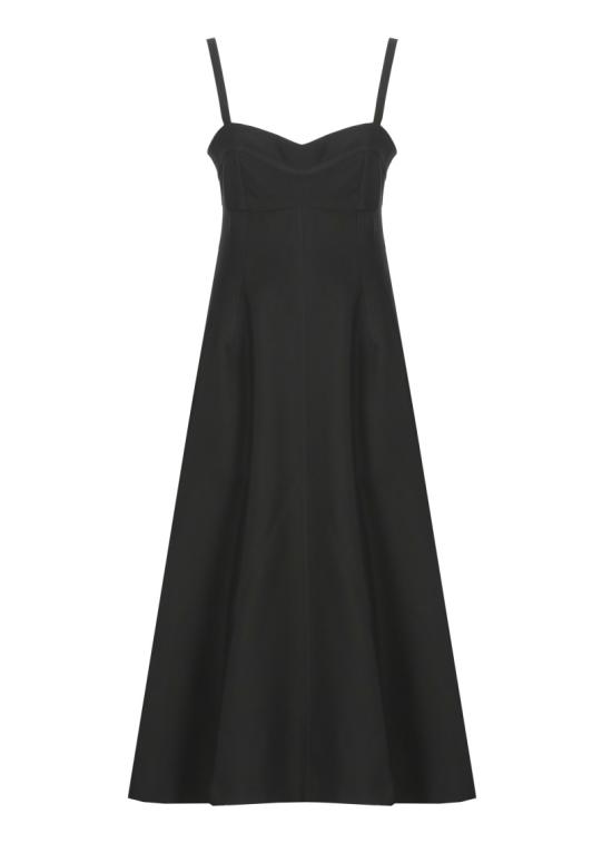 25SS 질샌더 원피스 J04CT0113J70013001 Black