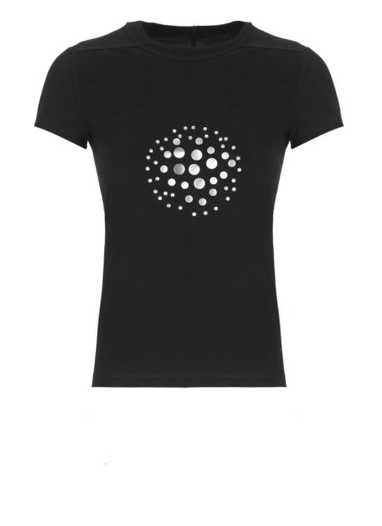 24FW 릭 오웬스 반팔 티셔츠 RO02D3235JAES309 Black