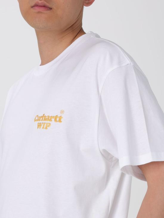  칼하트 WIP 반팔 티셔츠 I034663 02XX WHITE DOM - CARHARTT WIP