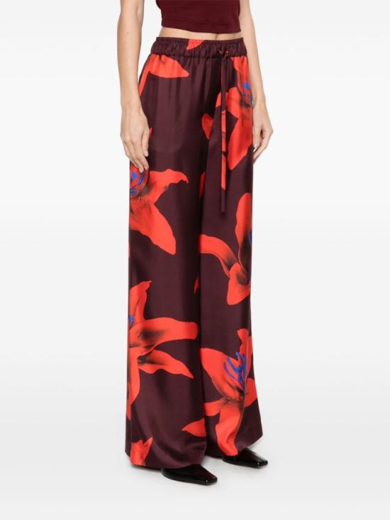 25SS 알렉산더 맥퀸 팬츠 819000QCALY Burgundy - ALEXANDER MCQUEEN