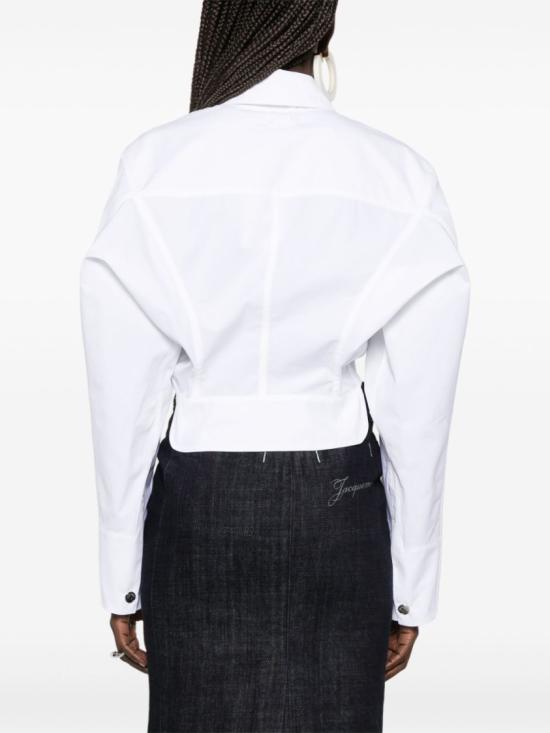 25SS 자크뮈스 폴로 티셔츠 251SH080 White - JACQUEMUS