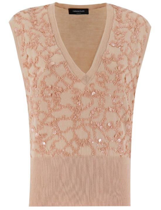 25SS 파비아나 필리피 탑 MAD265F053L163 2186 Neutrals