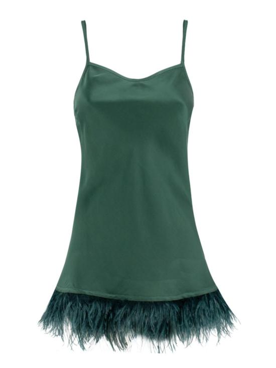  에르마노 설비노 민소매 티셔츠 D43EL018EL9 MF406 Green