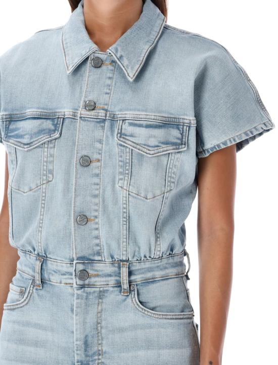 24FW 가니 롱 원피스 J15206624 Blue - GANNI