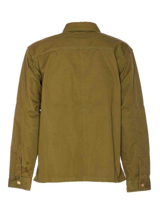 25FW 생로랑 긴팔 셔츠 816396Y03JC3007 Green - SAINT LAURENT
