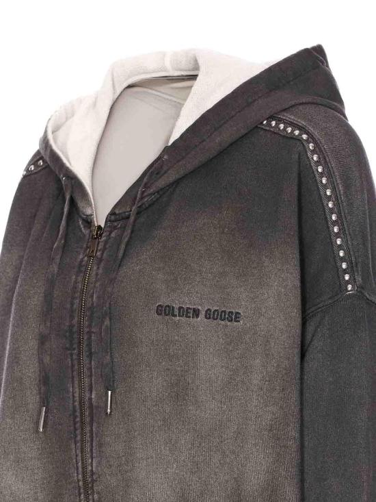  골든구스 가디건 GUP01892P00186260584 Grey - GOLDEN GOOSE