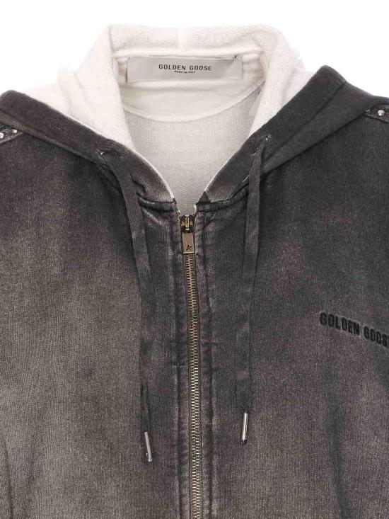  골든구스 가디건 GUP01892P00186260584 Grey - GOLDEN GOOSE