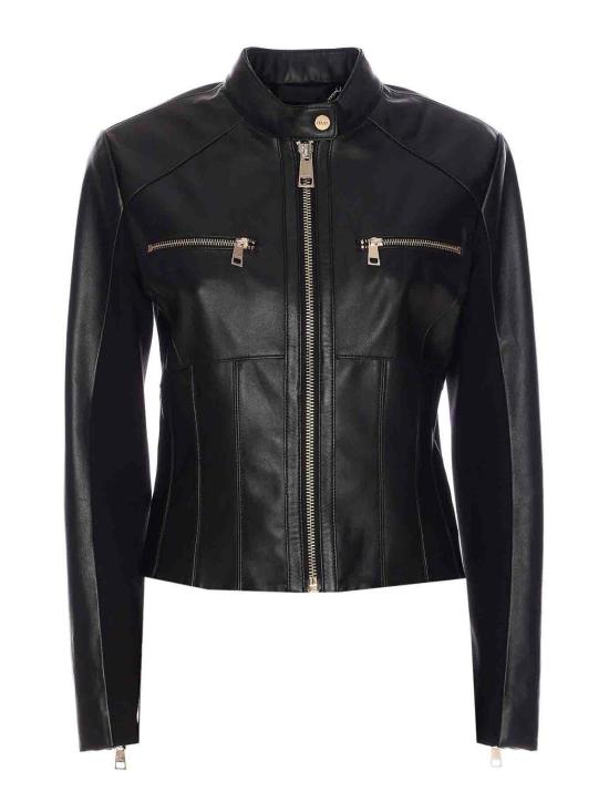  리우조 가죽 자켓 CA5128P037922222 Black