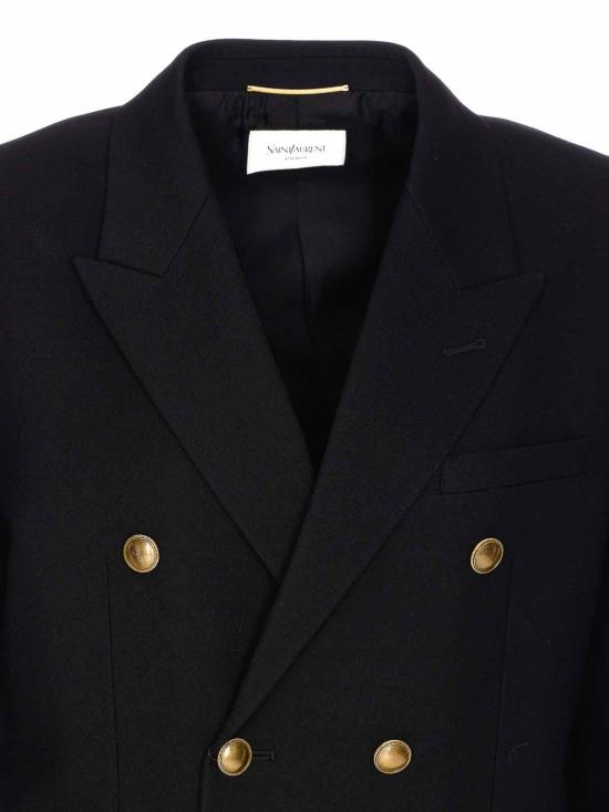  생로랑 자켓 823641Y7B731000 Black - SAINT LAURENT