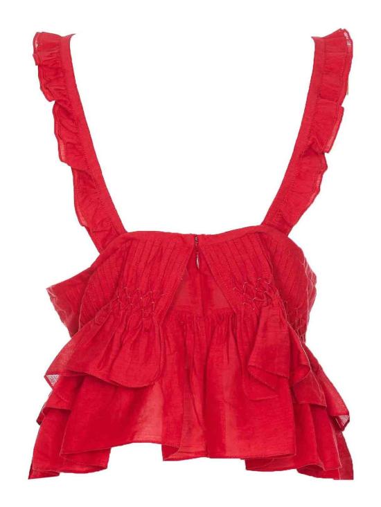  이자벨마랑에뚜왈 민소매 티셔츠 HT0602FAB3J04E70RD Red - ISABEL MARANT ETOILE