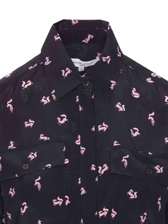  메종키츠네 스커트 NW01617WF4033P199 Black - MAISON KITSUNE