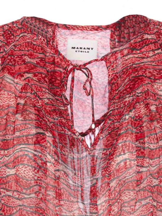  이자벨마랑에뚜왈 민소매 티셔츠 HT0613FBC1J07E70RD Red - ISABEL MARANT ETOILE