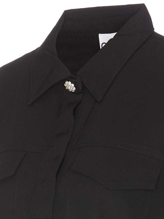  가니 셔츠 W0180099 Black - GANNI