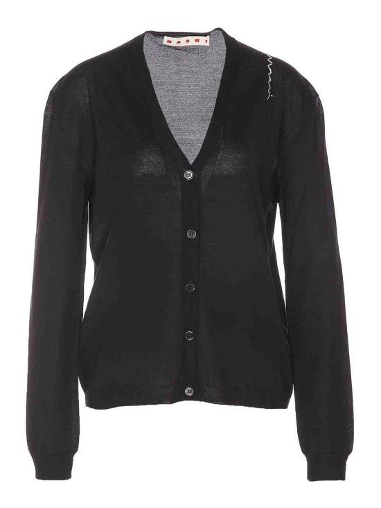 마르니 가디건 CDMD0361A0UFZ62600N99 Black
