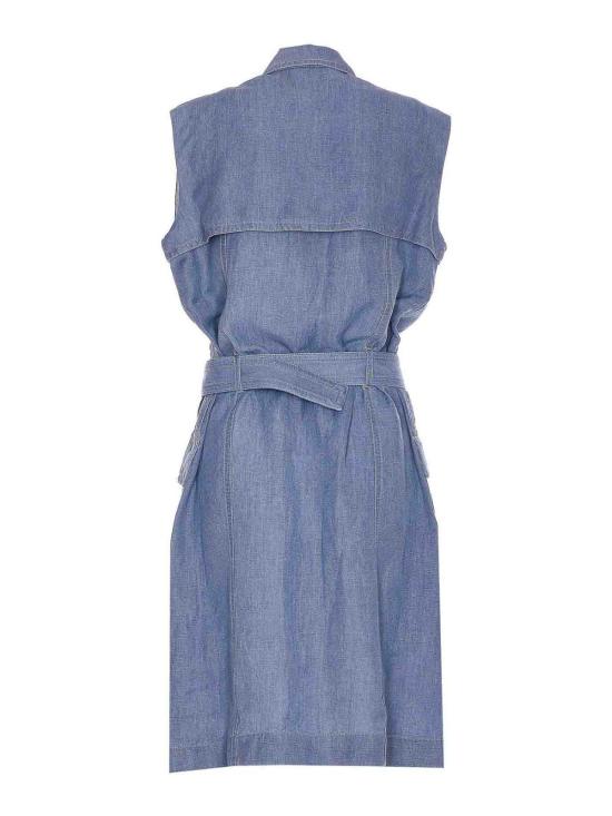  보테가베네타 롱 원피스 807860V4CX04000 Blue - BOTTEGA VENETA