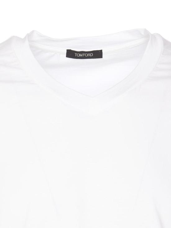 26SS 톰포드 반팔 티셔츠 T4M091410100 White - TOMFORD