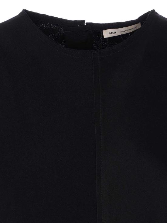  아미 민소매 티셔츠 FTP066AC0014001 Black - AMI