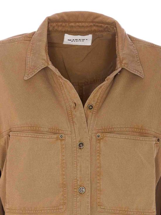  이자벨마랑에뚜왈 셔츠 CH0206FAC1N06E67KI Beige - ISABEL MARANT ETOILE