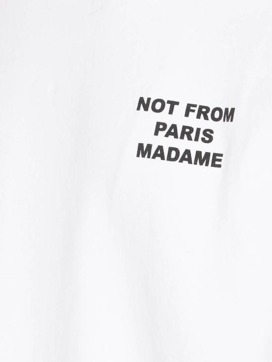 26SS 드롤드무슈 반팔 티셔츠 TS203CO002OPW White - DROLE DE MONSIEUR