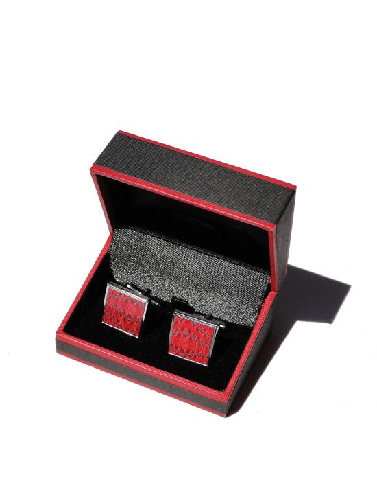  마리아 엔리카 나르디 커프스 링크/타이 홀더 CL117L1515RERE Red - MARIA ENRICA NARDI