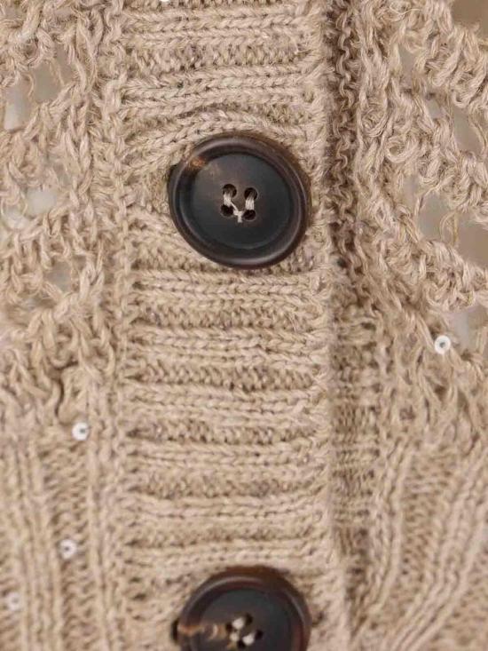  브루넬로 쿠치넬리 가디건 MGD562316C3785 Beige - BRUNELLO CUCINELLI