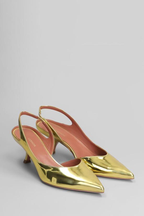 25SS 알도 카스타냐 힐/펌프스 419532 MIKAELA GOLD - ALDO CASTAGNA