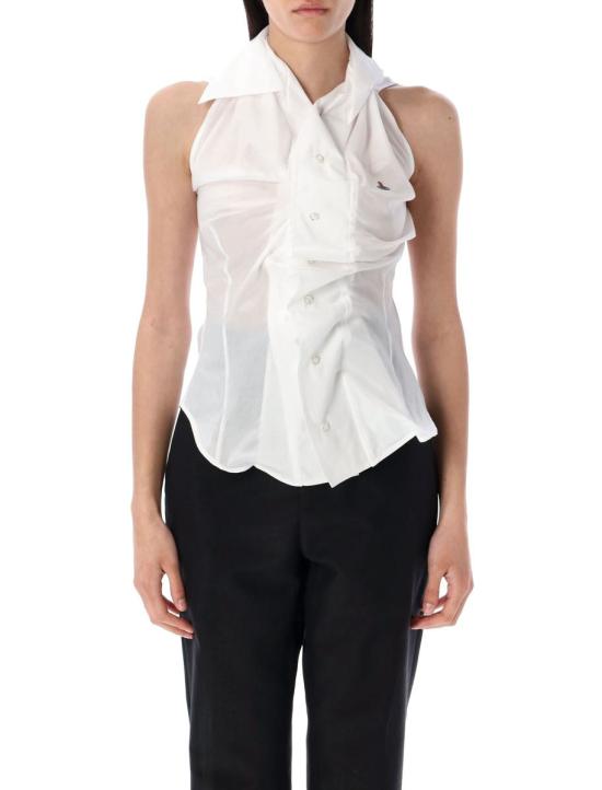 25SS 비비안웨스트우드 블라우스 25P15010067W012U A401 WHITE