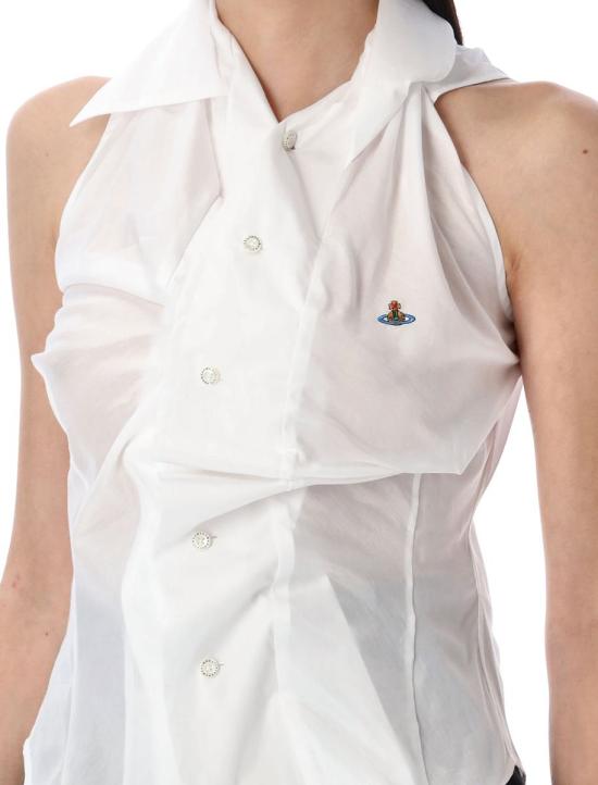 25SS 비비안웨스트우드 블라우스 25P15010067W012U A401 WHITE - VIVIENNE WESTWOOD