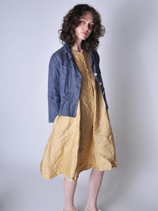  Sula Clothing LTD. 데님 자켓 Sula Clothing Ltd. 리넨 데님 스탠리 재킷 블루 - OTHER BRANDS